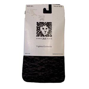 Anne Klein Black Tight Size M/ L Textured NWT Lace